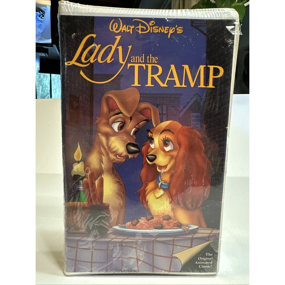 Lady and the Tramp VHS Disney Clamshell Masterpiece New Sealed